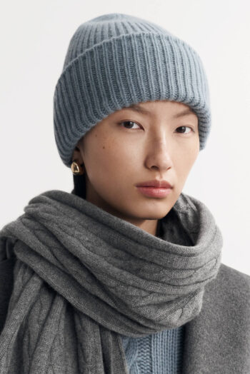 Ribbed Beanie - Beanies - Pigeon Blue | Rizzing up