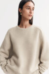 Chunky Boyfriend Crewneck - O-Necks - Natural Sand | Rizzing up