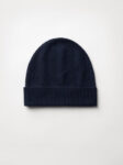 Men&'s Cashmere Beanie - Beanies - Navy | Rizzing up