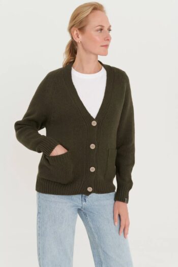 Vintage style merino and cashmere sweater NORDI