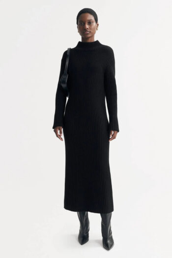 Turtleneck Dress - Dresses - Black | Rizzing up
