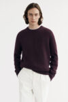 Men&'s Relaxed Fit - O-Necks - Mulberry | Rizzing up