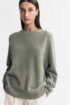 Boyfriend Crewneck - O-Necks - Sage Green | Rizzing up