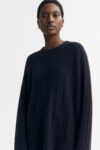 Cable Knit Crewneck - Cable Knits - Navy | Rizzing up