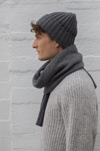 Cashmere & merino wool men¡¯s beanie