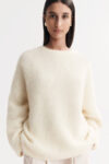 Alpaca Crewneck - O-Necks - Feather White | Rizzing up