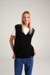 Merino and cashmere wool vest ANNE