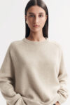 Boyfriend Crewneck - O-Necks - Natural Sand | Rizzing up