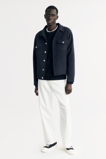 Men&'s Denim Jacket - Outerwear - Denim Blue | Rizzing up