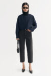 Cropped Jacket - Outerwear - Denim Blue | Rizzing up